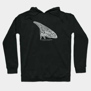 Treehopper with Common and Scientific Names - insect art Hoodie